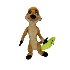 Disney Parks The Lion King Timon Hold Green Grub Plush